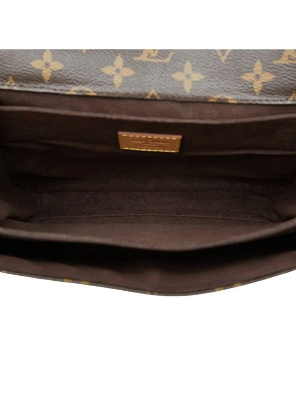 Louis Vuitton Monogram Pochette Metis MM 2-Way Shoulder Bag Brown Leather